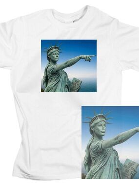 Sophie Cunningham as Statue of Liberty funny Tshirt (Unisex)
